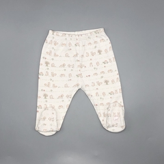 Ranita Baby Cottons Talle NB (0 meses) algodón blanco animalitos rosa (29 cm largo)