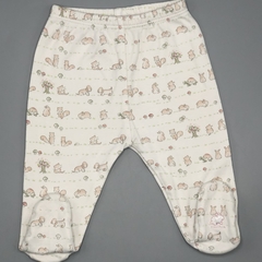Ranita Baby Cottons Talle NB (0 meses) algodón blanco animalitos rosa (29 cm largo) - comprar online