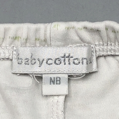 Ranita Baby Cottons Talle NB (0 meses) algodón blanco animalitos rosa (29 cm largo) - Baby Back Sale SAS