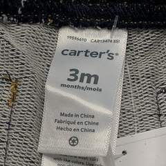 Jogging Carters Talle 3 meses algdón simil jean (29 cm largo) - Baby Back Sale SAS