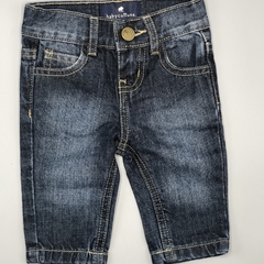 Jeans Baby Cottons Talle 3 meses azul oscuro localizado (32 cm largo) - comprar online
