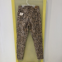 Segunda Selección - Pantalón ELV Talle 14 años gabardina animal print (90 cm alrgo) en internet