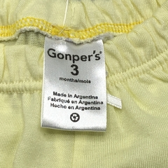 Segunda Selección - Legging Gonpers Taller 3 meses algodón fino amarillo claro (31 cm largo) - Baby Back Sale SAS
