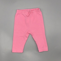 Segunda Selección - Legging Minimimo talle S (3-6 meses) algodón rosa moñito (32 cm largo)