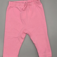 Segunda Selección - Legging Minimimo talle S (3-6 meses) algodón rosa moñito (32 cm largo) - comprar online