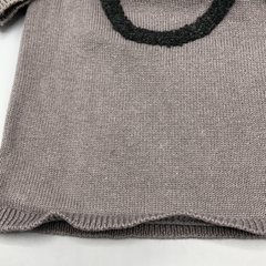Segunda Selección - Sweater Zara Talle 6-9 meses hilo gris lentes