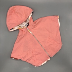 Capa OshKosh Talle 2 años gabardina rosa claro - blanco estampa multiple (reversible) - Baby Back Sale SAS
