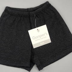 Short Gonpers Talle 6 meses morley gris oscuro liso - comprar online