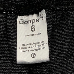Short Gonpers Talle 6 meses morley gris oscuro liso - Baby Back Sale SAS