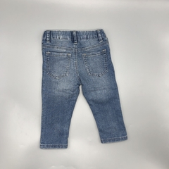 Segunda Selección - Jeans HyM Talle 6-9 meses azul claro parches (41 cm largo) en internet