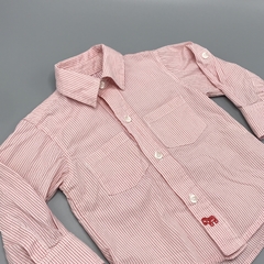 Camisa Crayón Talle 12 meses cuadrillé rojo y blanco - comprar online