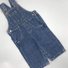 Segunda Selección - Jumper pantalón Cheeky Talle S (3-6 meses) jean azul abotonado -1 - comprar online