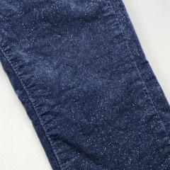 Segunda Selección - Pantalón Yamp Talle 12 meses corderoy azul brillos (41 cm largo) - tienda online