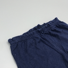 Segunda Selección - Legging Carters Talle NB (0 meses) azul oscuro frunces moño (28 cm largo) - tienda online