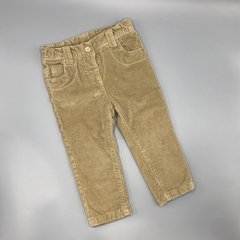 Segunda Selección - Pantalón Yamp Talle (12-18 meses) corderoy marrón claro (inteiror algodón)