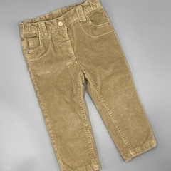 Segunda Selección - Pantalón Yamp Talle (12-18 meses) corderoy marrón claro (inteiror algodón) - comprar online