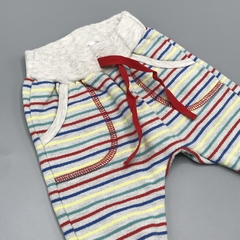 Jogging Cheeky Talle XS (3-6 meses) gris rayas multicolor (con frisa - 29 cm largo) - comprar online