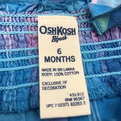 Segunda Selección - Vestido OshKosh Talle 6 meses cuadrillé azul rosa - Baby Back Sale SAS