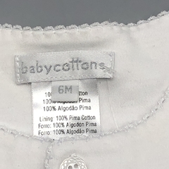 Segunda Selección - Saco Baby Cottons Talle 6 meses algodón blanco puntilla - Baby Back Sale SAS