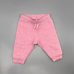 Jogging HyM Talle 3-6 meses algodón rosa jaspeado (33 cm largo)