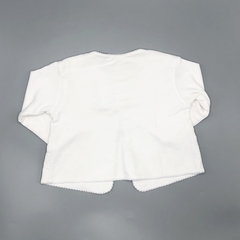 Segunda Selección - Saco Baby Cottons Talle 6 meses algodón blanco puntilla en internet