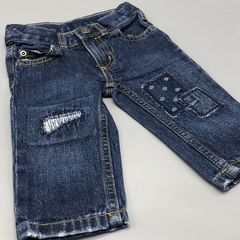 Jeans Carters Talle 6 meses azul parches (cintura ajustable) - comprar online
