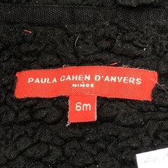Segunda Selección - Campera Paula Cahen D Anvers Talle 6 meses algodón bordeaux corderito negro - tienda online