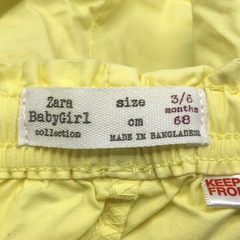 Segunda Selección - Short Zara Talle 3-6 meses amarillo SUMMER - Baby Back Sale SAS