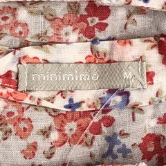 Camisola Minimimo Talle M (6-9 meses) fibrana blanco florcitas rojo azul volados - Baby Back Sale SAS