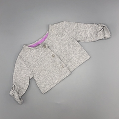 Remera Carters Talle 6 meses algodón gris con botones