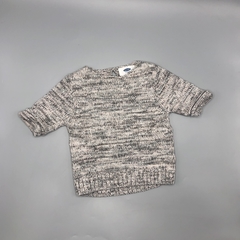 Sweater Old Navy Talle 12-18 meses tejido gris rosa - mangas cortas