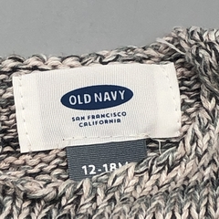 Sweater Old Navy Talle 12-18 meses tejido gris rosa - mangas cortas - Baby Back Sale SAS