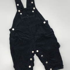 Jumper pantalón Minimimo Talle S (3-6 meses) corderoy azul oscuro interior algodón - comprar online