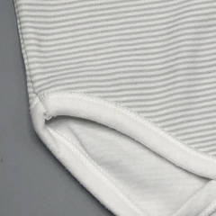 Imagen de Segunda Selección - Body Broer Talle 0-1 meses algodón rayas blanco gris claro estrella
