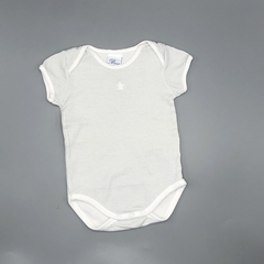 Segunda Selección - Body Broer Talle 0-1 meses algodón rayas blanco gris claro estrella