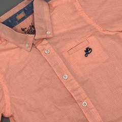 Camisa Mayoral Talle 6 meses rayas blancas coral - comprar online