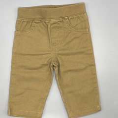 Segunda Selección - Pantalón Otherside Talle 3-6 meses gabardina marrón cintura algodón (34 cm largo) - comprar online