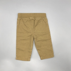 Segunda Selección - Pantalón Otherside Talle 3-6 meses gabardina marrón cintura algodón (34 cm largo) en internet