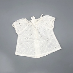 Camisola Broer Talle RN (0 meses) natural - broderie