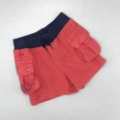 Segunda Selección - Short Polo Ralph Lauren Talle 3 meses algodón rojo combinado azul bolsillos laterales (sin frisa)
