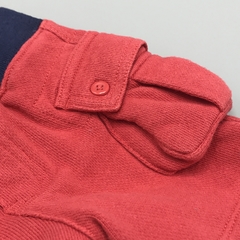Segunda Selección - Short Polo Ralph Lauren Talle 3 meses algodón rojo combinado azul bolsillos laterales (sin frisa) - tienda online