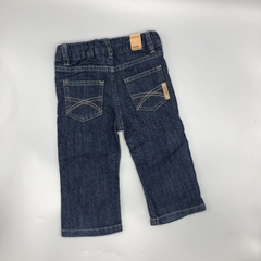 Jeans Cheeky Talle L (9-12 meses) azul - Largo 45cm - bolsillos bordados marrón en internet