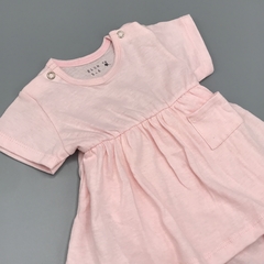 Vestido body NUEVO BLUM Talle 3-6 meses rosa liso bolsillo - comprar online