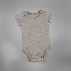 Body Carters Talle 3 meses rayas grises blancas