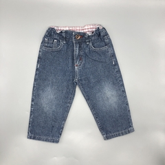 Jeans Cheeky Talle 18 meses azul cintura cuadrillé (44 cm largo)
