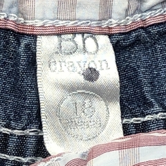 Jeans Cheeky Talle 18 meses azul cintura cuadrillé (44 cm largo) - Baby Back Sale SAS