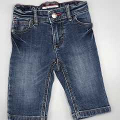 Segunda Selección - Jeans Tommy Hilfiger Talle 3-6 meses azul recto (34 cm largo) - comprar online