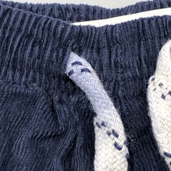 Segunda Selección - Pantalón Baby Cottons Talle NB (0 meses) corderoy azul oscuro (interior algodón - 30 cm largo) - tienda online
