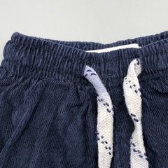 Imagen de Segunda Selección - Pantalón Baby Cottons Talle NB (0 meses) corderoy azul oscuro (interior algodón - 30 cm largo)