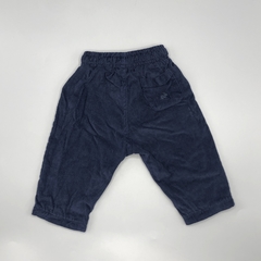 Segunda Selección - Pantalón Baby Cottons Talle NB (0 meses) corderoy azul oscuro (interior algodón - 30 cm largo) en internet